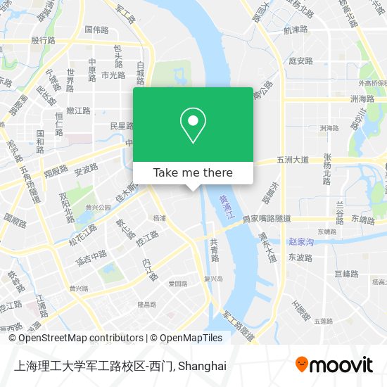 上海理工大学军工路校区-西门 map