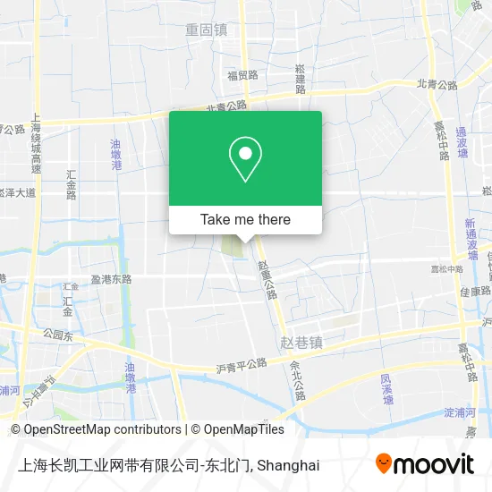 上海长凯工业网带有限公司-东北门 map