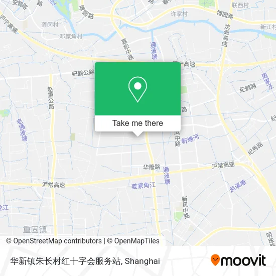 华新镇朱长村红十字会服务站 map