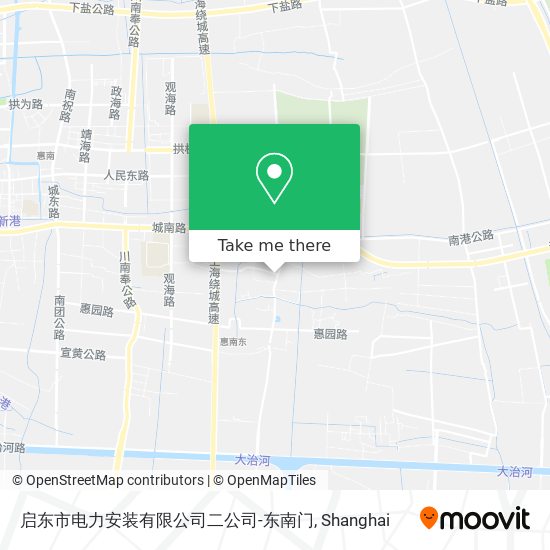 启东市电力安装有限公司二公司-东南门 map