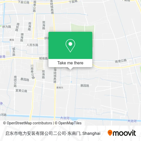 启东市电力安装有限公司二公司-东南门 map