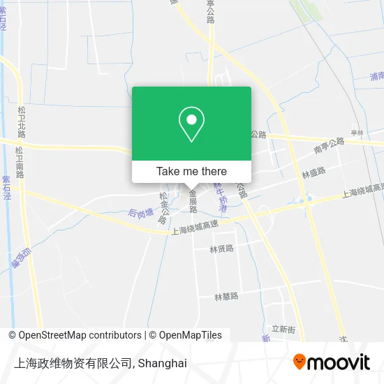 上海政维物资有限公司 map