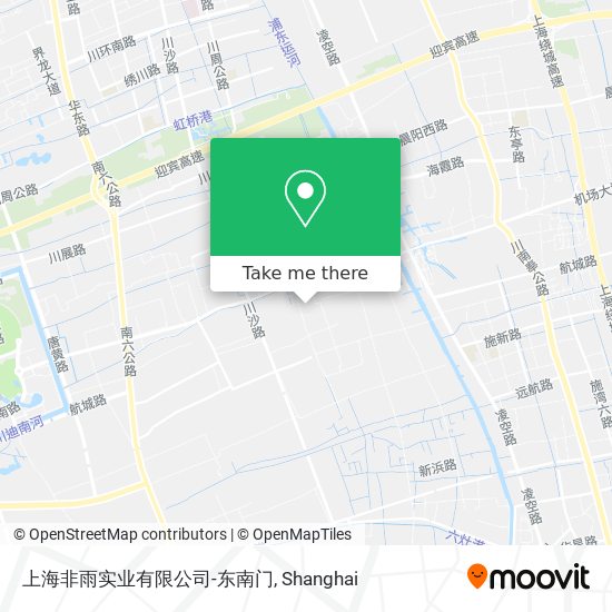 上海非雨实业有限公司-东南门 map