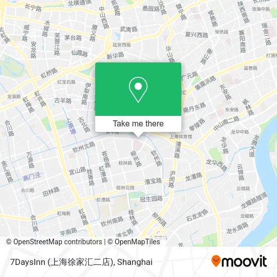 7DaysInn (上海徐家汇二店) map