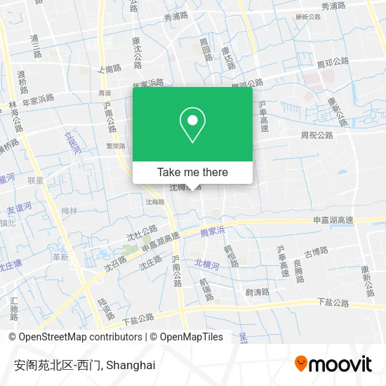 安阁苑北区-西门 map