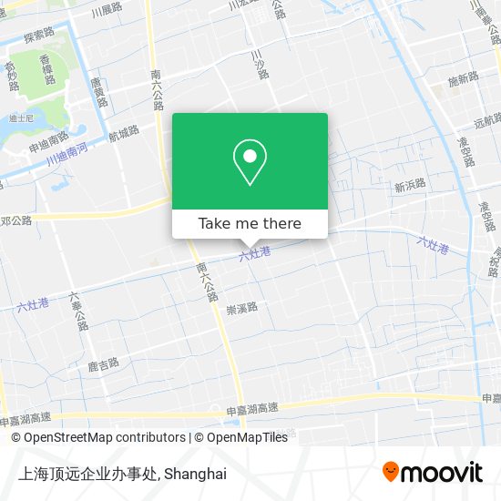 上海顶远企业办事处 map