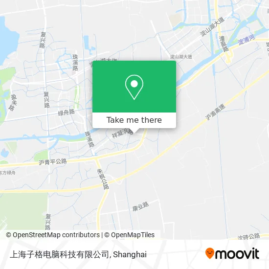 上海子格电脑科技有限公司 map