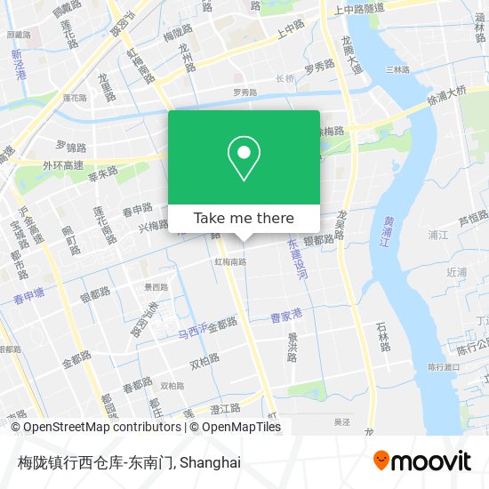 梅陇镇行西仓库-东南门 map