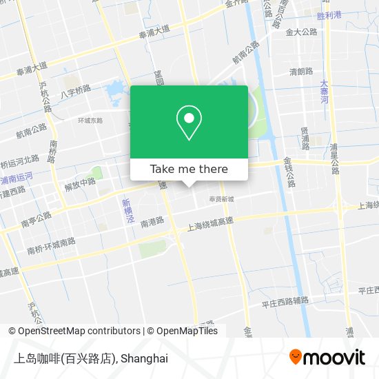上岛咖啡(百兴路店) map