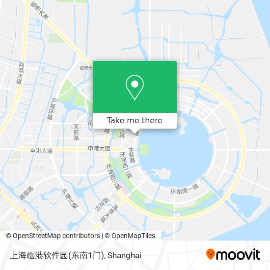 上海临港软件园(东南1门) map