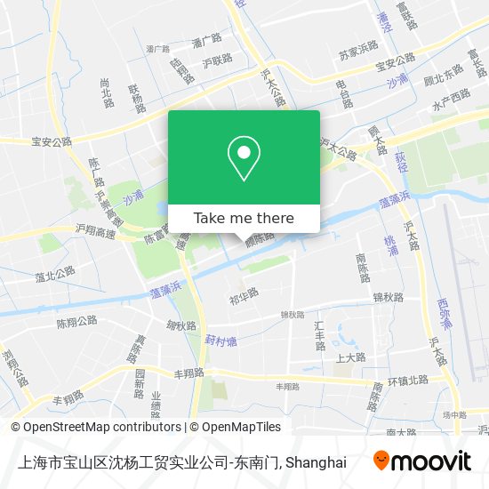 上海市宝山区沈杨工贸实业公司-东南门 map