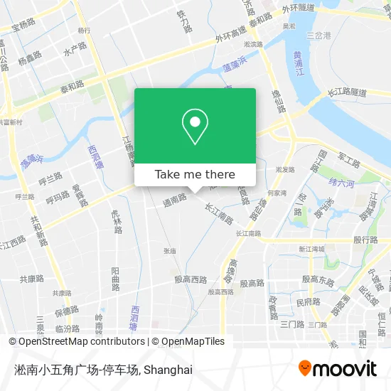 淞南小五角广场-停车场 map