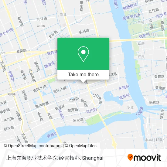 上海东海职业技术学院-经管招办 map