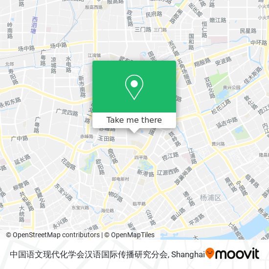 中国语文现代化学会汉语国际传播研究分会 map