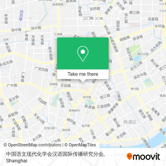 中国语文现代化学会汉语国际传播研究分会 map