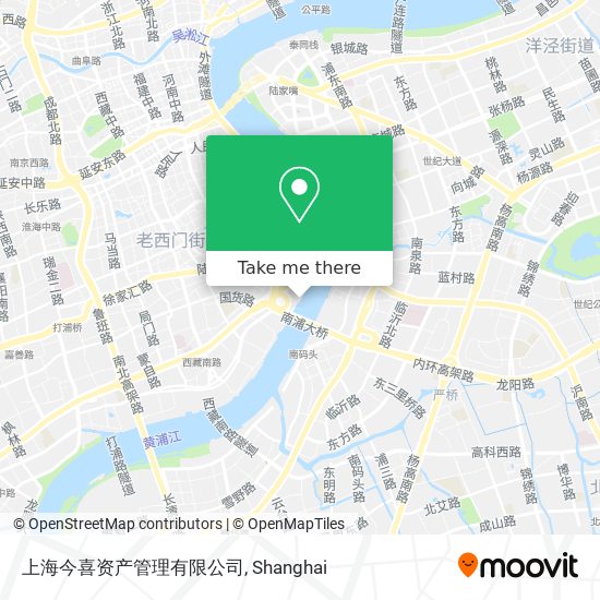 上海今喜资产管理有限公司 map