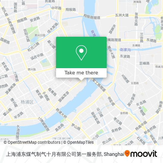 上海浦东煤气制气十月有限公司第一服务部 map