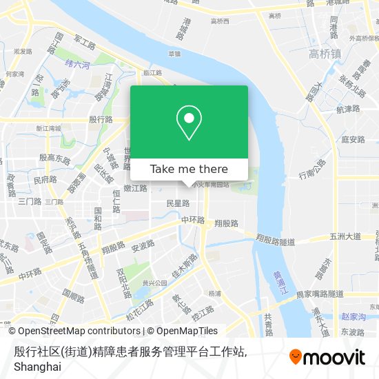 殷行社区(街道)精障患者服务管理平台工作站 map