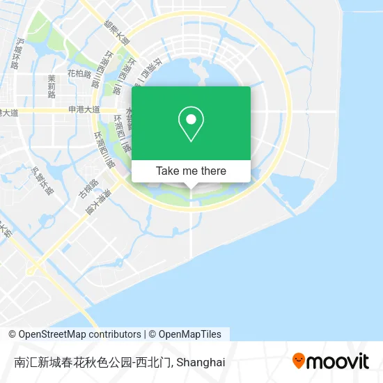 南汇新城春花秋色公园-西北门 map
