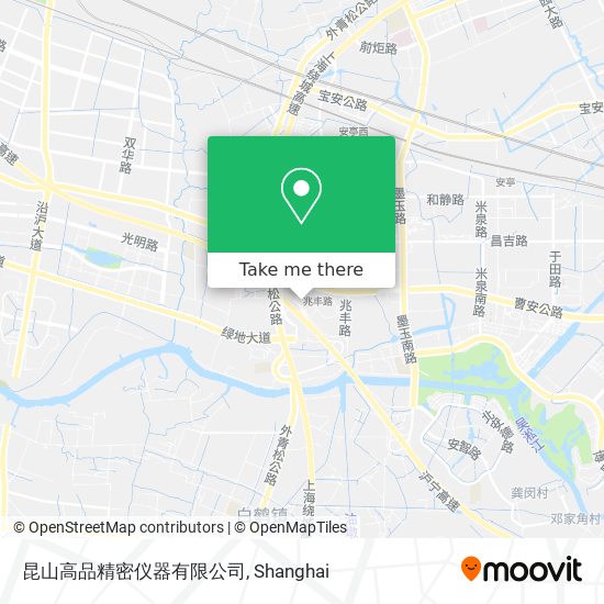 昆山高品精密仪器有限公司 map