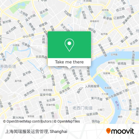 上海闻瑞服装运营管理 map