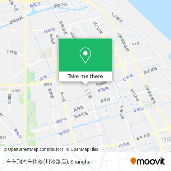 车车翔汽车快修(川沙路店) map