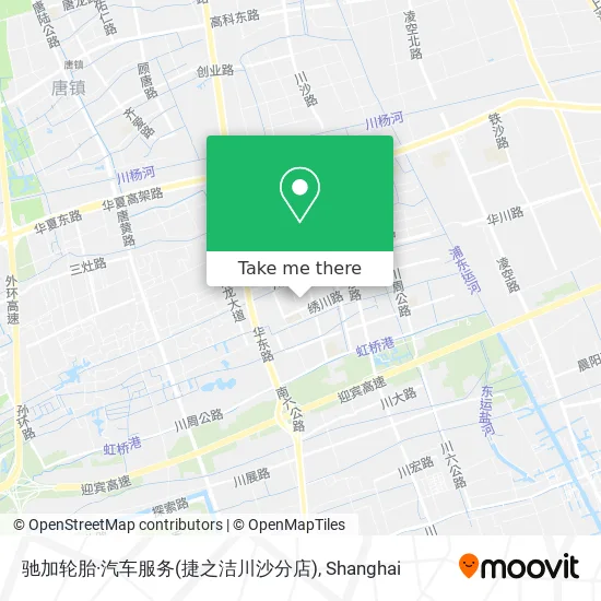 驰加轮胎·汽车服务(捷之洁川沙分店) map