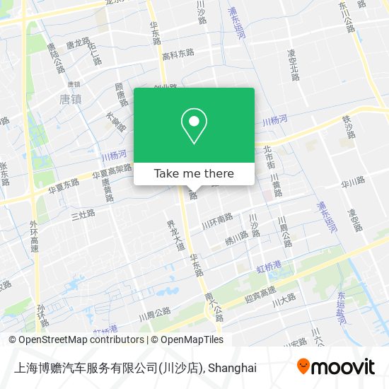 上海博赡汽车服务有限公司(川沙店) map