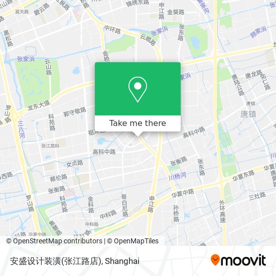 安盛设计装潢(张江路店) map