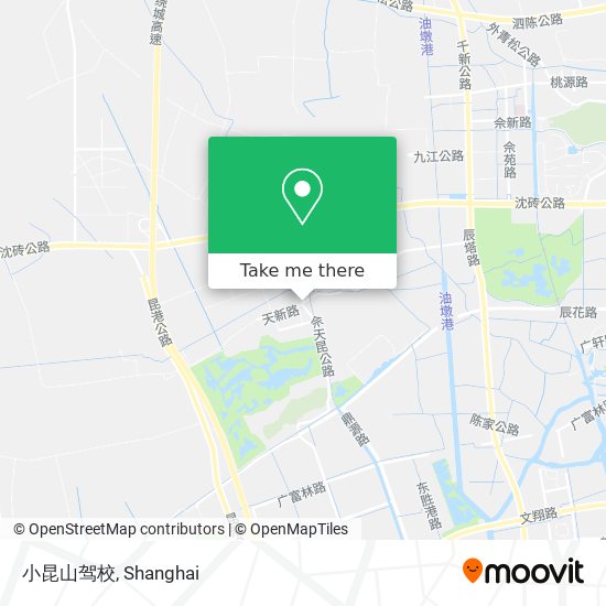 小昆山驾校 map