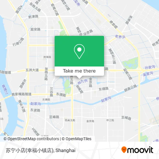 苏宁小店(幸福小镇店) map