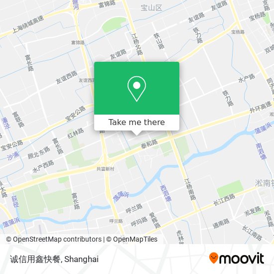 诚信用鑫快餐 map