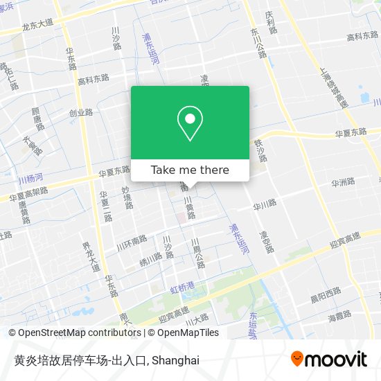 黄炎培故居停车场-出入口 map