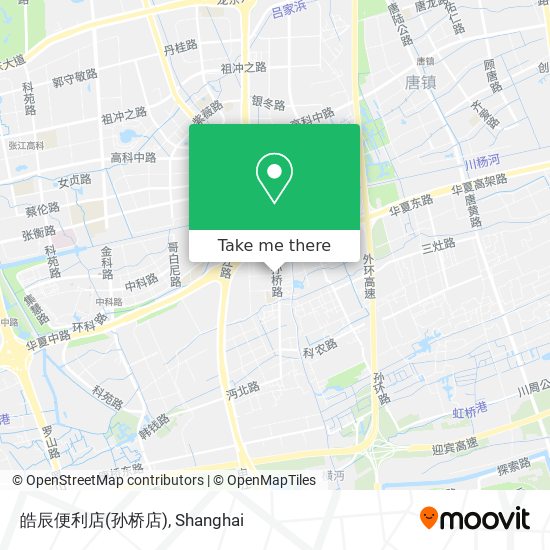 皓辰便利店(孙桥店) map