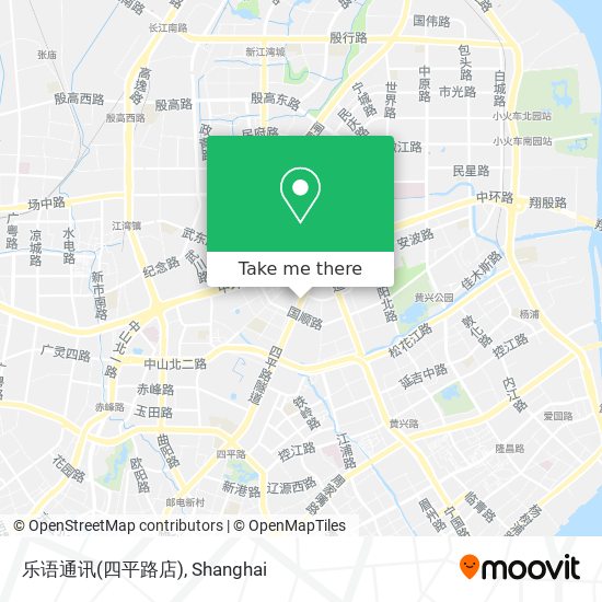 乐语通讯(四平路店) map