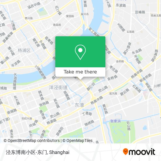 泾东博南小区-东门 map