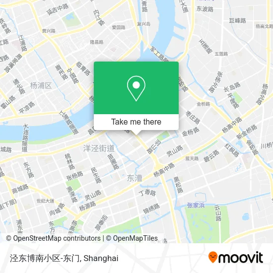 泾东博南小区-东门 map
