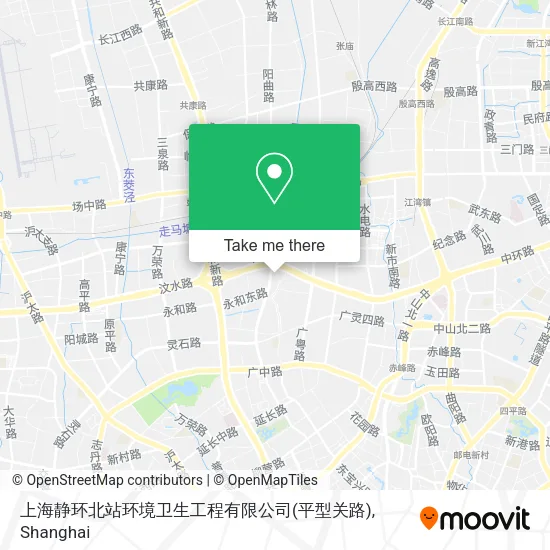 上海静环北站环境卫生工程有限公司(平型关路) map