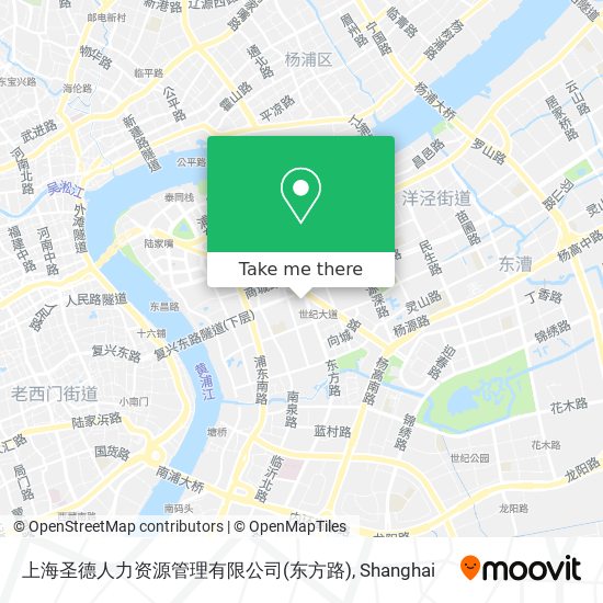 上海圣德人力资源管理有限公司(东方路) map