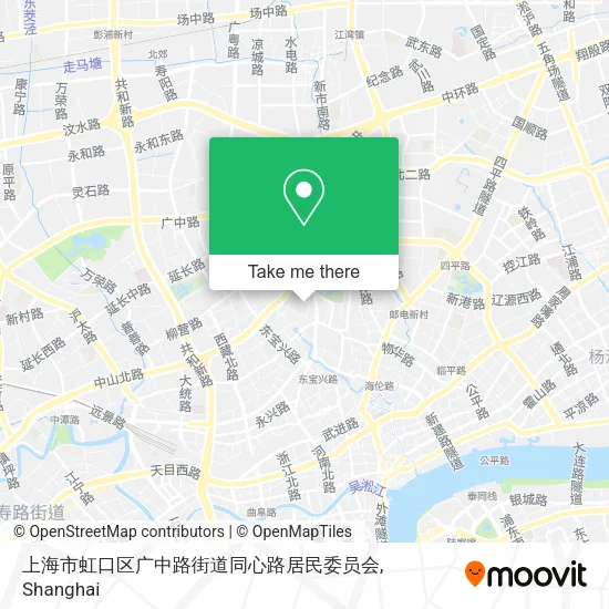 上海市虹口区广中路街道同心路居民委员会 map