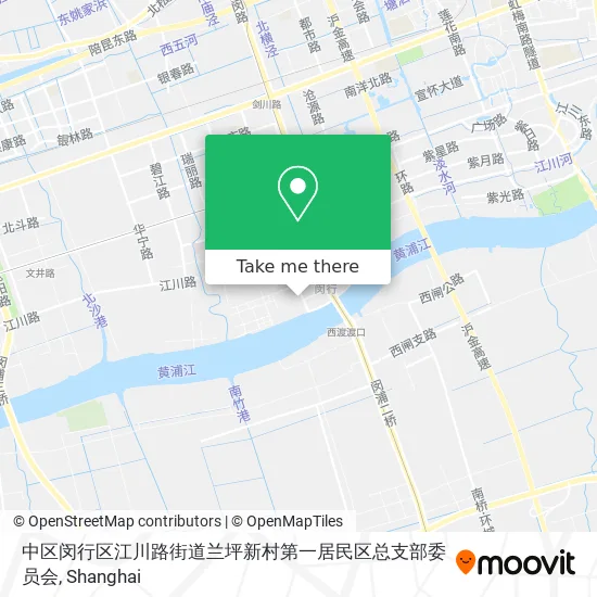 中区闵行区江川路街道兰坪新村第一居民区总支部委员会 map
