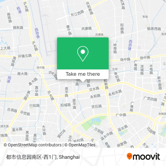 都市信息园南区-西1门 map