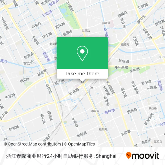 浙江泰隆商业银行24小时自助银行服务 map