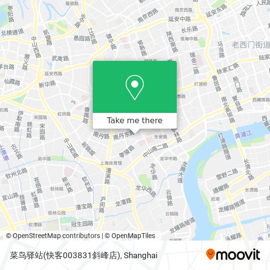 菜鸟驿站(快客003831斜峰店) map