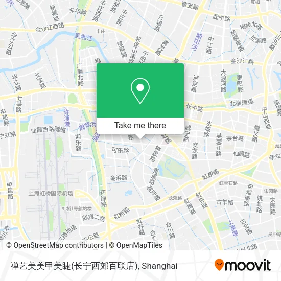 禅艺美美甲美睫(长宁西郊百联店) map