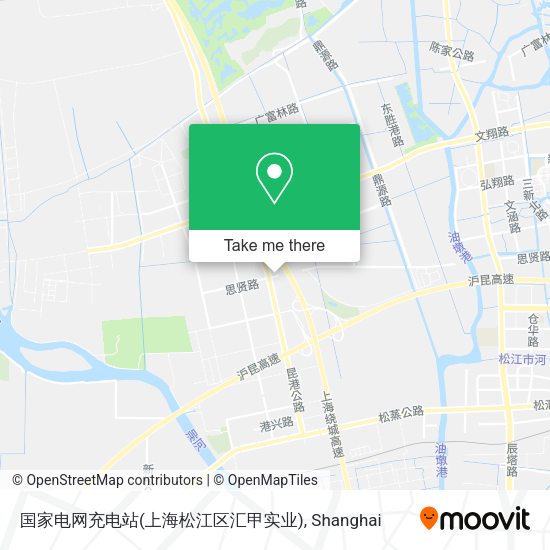 国家电网充电站(上海松江区汇甲实业) map