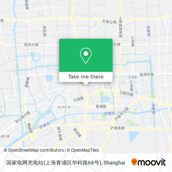 国家电网充电站(上海青浦区华科路68号) map