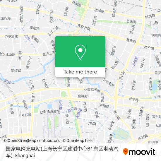 国家电网充电站(上海长宁区建滔中心B1东区电动汽车) map