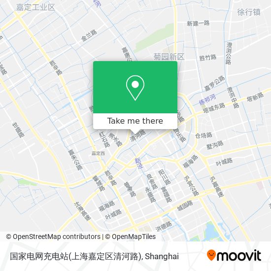 国家电网充电站(上海嘉定区清河路) map