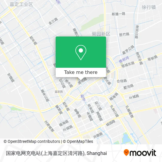 国家电网充电站(上海嘉定区清河路) map